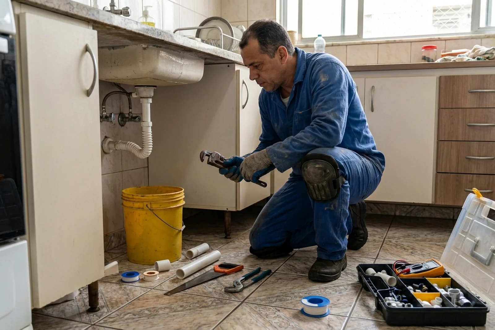 Reparos hidráulicos e detecção de vazamento em Montes Claros-MG